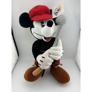 Vintage Gund Mickey Mouse Golfer Plush  Disney Mickey & Co 13' Inch